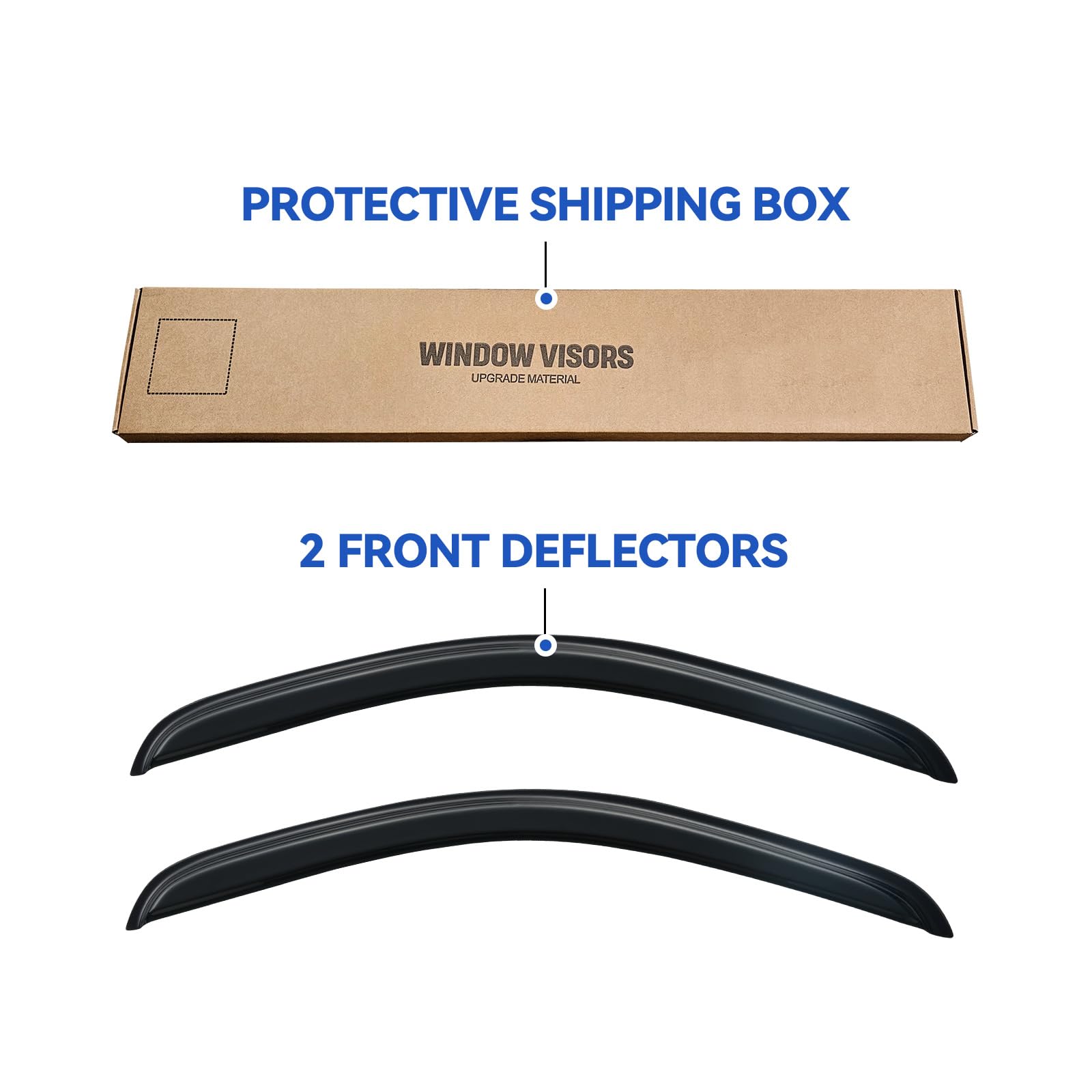 YQAUTEC warranty and support for window visors ensures post-purchase confidence
