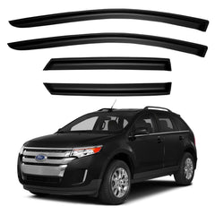 YQAUTEC Ford Edge front-left window visor for rain protection