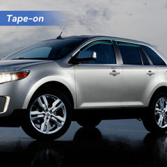 YQAUTEC Ford Edge rear-left rain guard shields wind