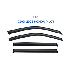 YQAUTEC Honda Pilot front-right window visors provide rain protection and discreet fit