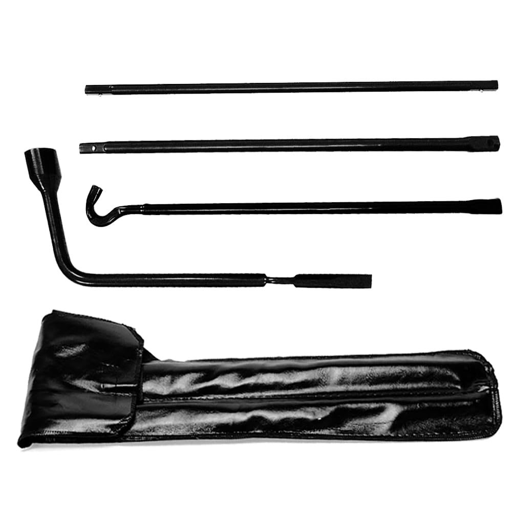 YQCSO 21mm lug wrench handle provides secure leverage for tire changes.