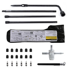 YQCSO spare tire removal tool kit 22mm wrench for Silverado—durable steel, ready for roadside tire changes.