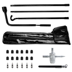 YQCSO spare tire removal tool kit for Toyota trucks enables quick roadside changes.