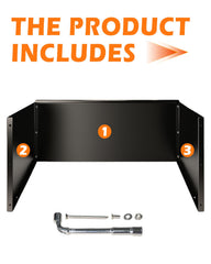 YQDHYLYH three-sided support keeps cans upright during transit.