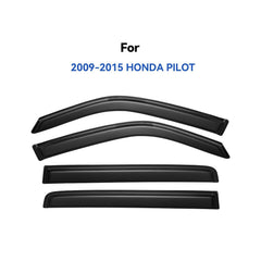 YQAUTEC Honda Pilot window visors side view reducing wind noise and glare