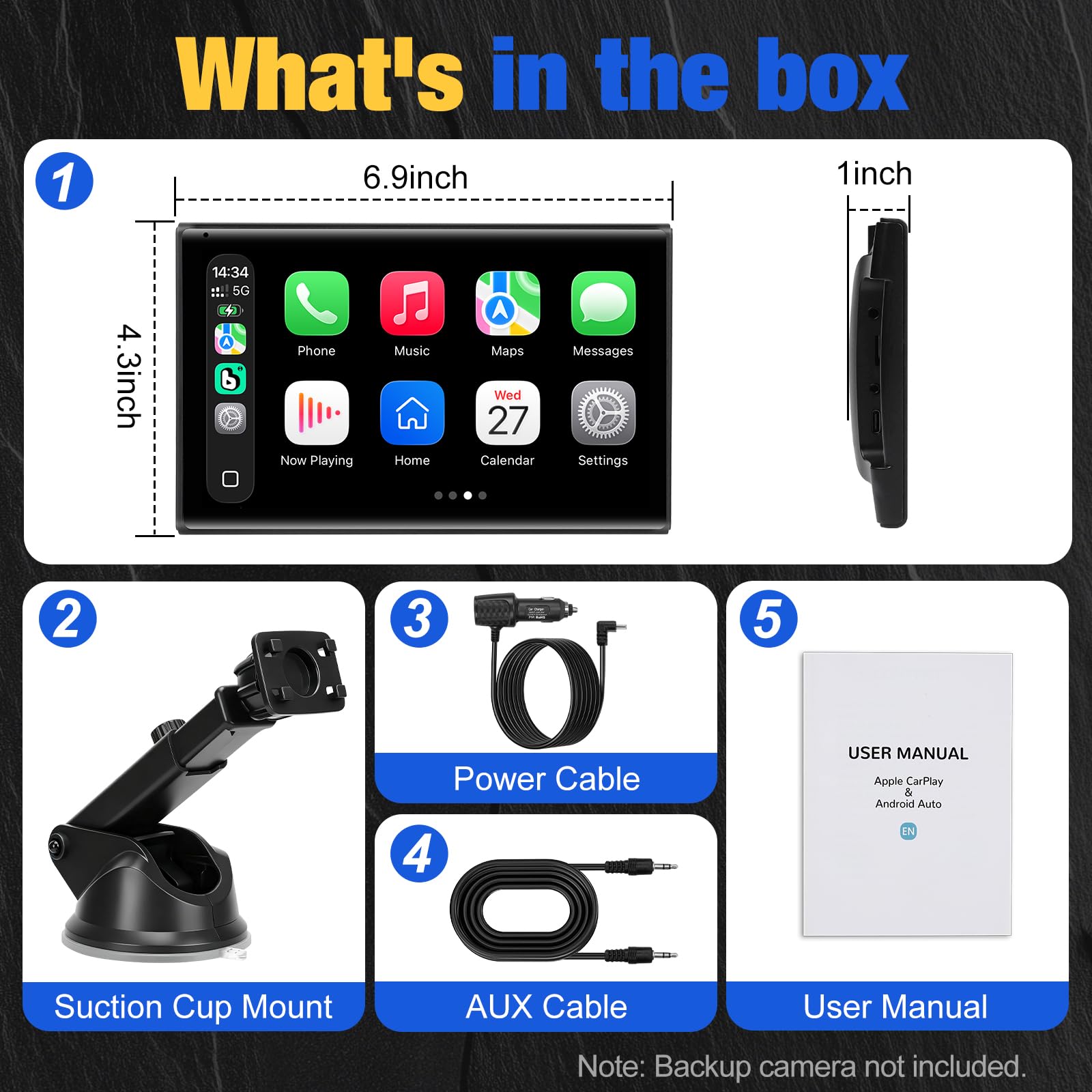 YREVTM packaging and contents showing included power cable and mount convenience