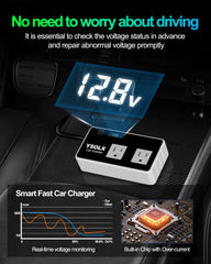 YSOLX car inverter 12V to 110V outlets for on-road devices
