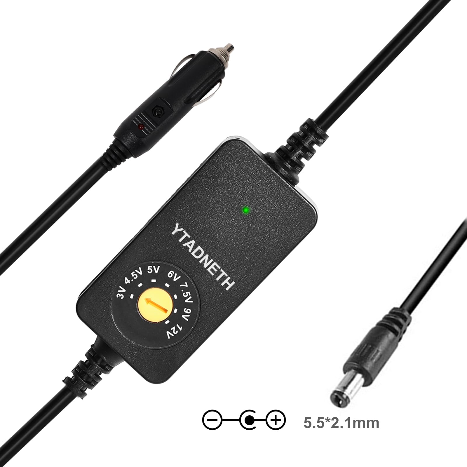 YTADNETH easy operation with a KEY control simplifies voltage selection on the move