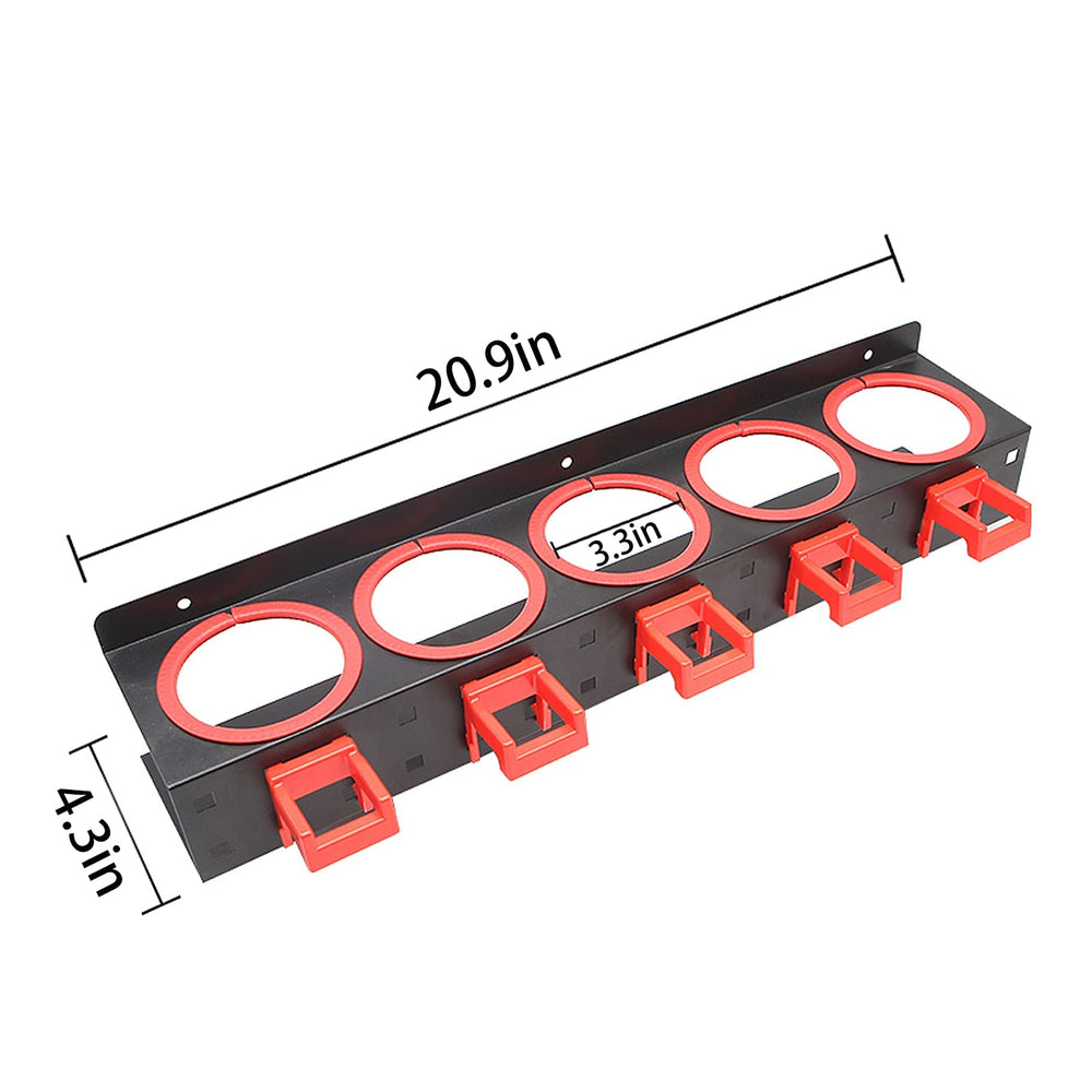 YTDTKJ beauty shop display hanger rail showcases tools while saving counter space.