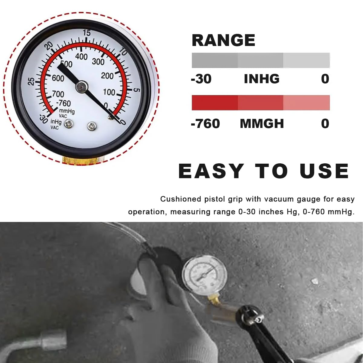 YTFRL bleed gauge aids real-time pressure monitoring during fluid replacement.