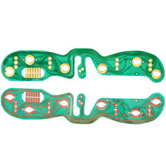 Ytpoools gauges cluster circuit board front view supports center gauges in Jeep Wrangler YJ.