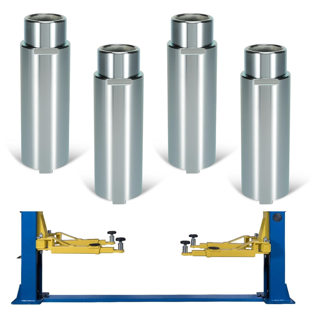 Ytrica lift adapters set with 6-inch height for 50mm two-post lifts, safe extension.