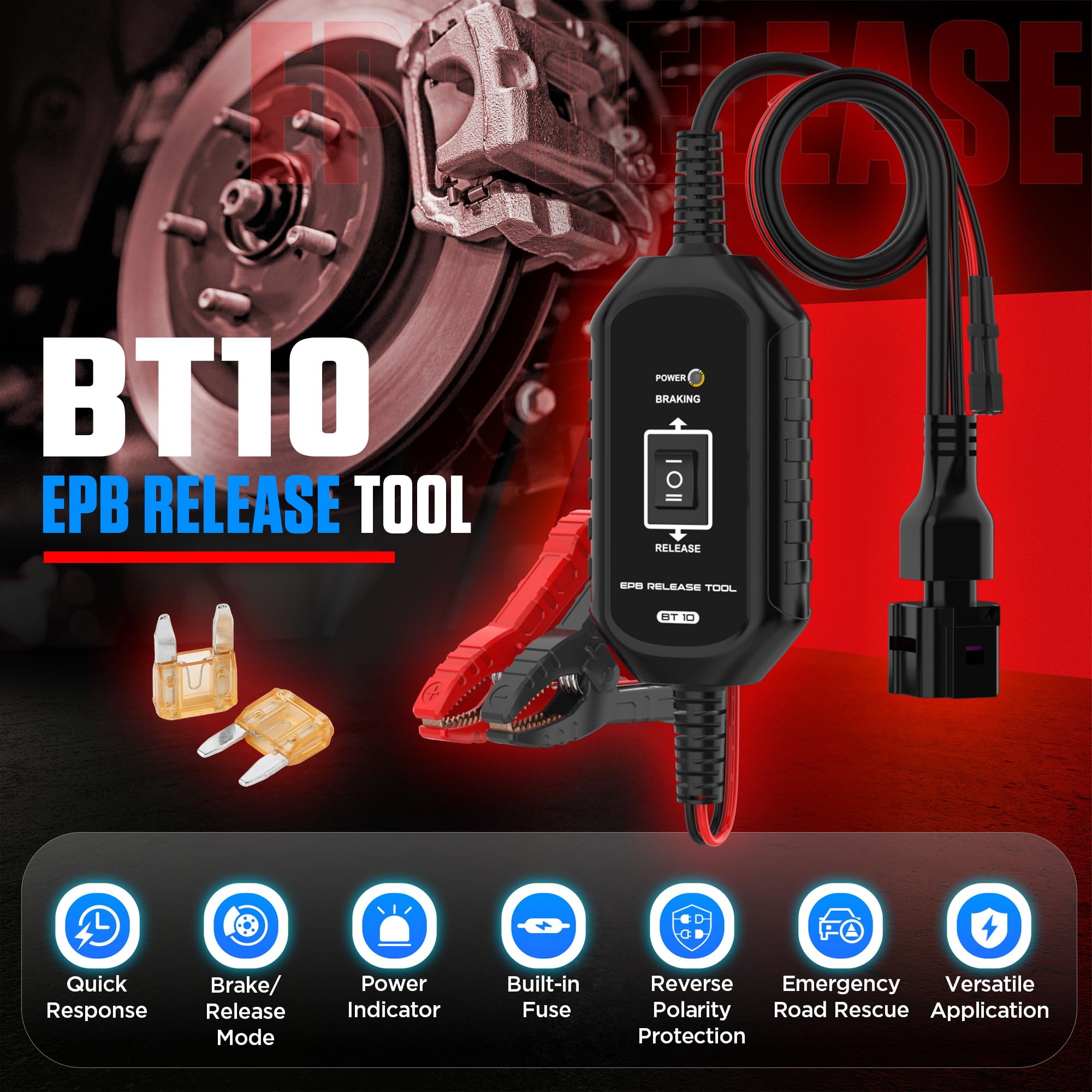YUANRI BT10 EPB tool dual-channel control in action