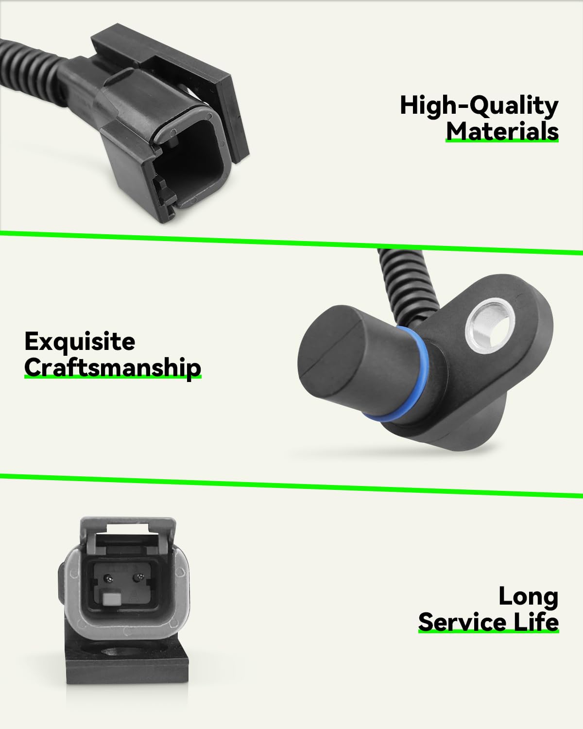 YUANTUO Dyna-fit crank sensor with plug and play appearance.