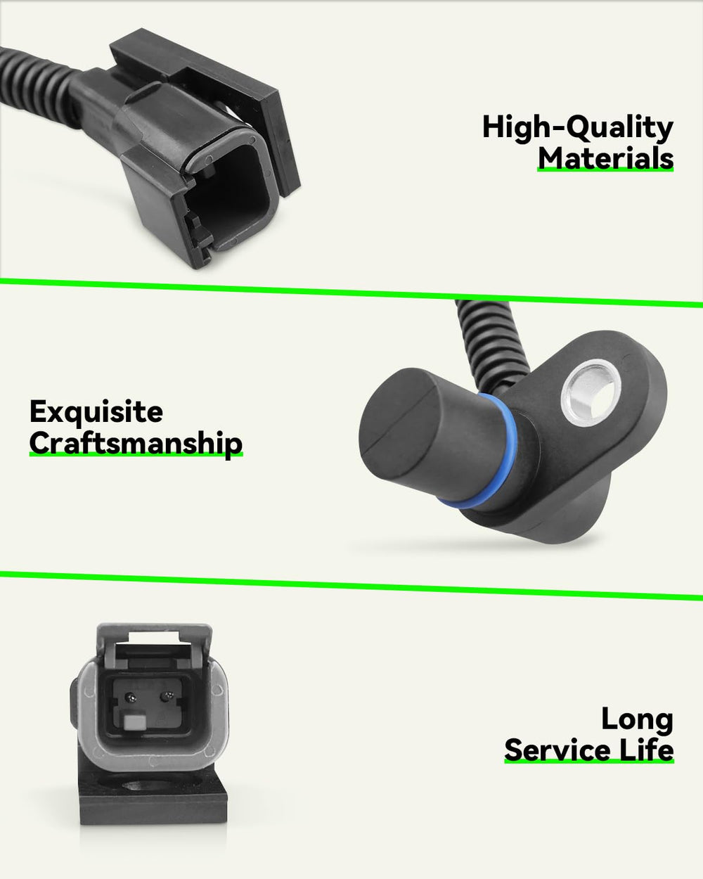 YUANTUO Dyna-fit crank sensor with plug and play appearance.