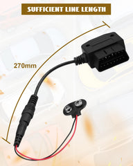YUANTUO memory saver installation guide highlights plug-and-play simplicity near the dash.