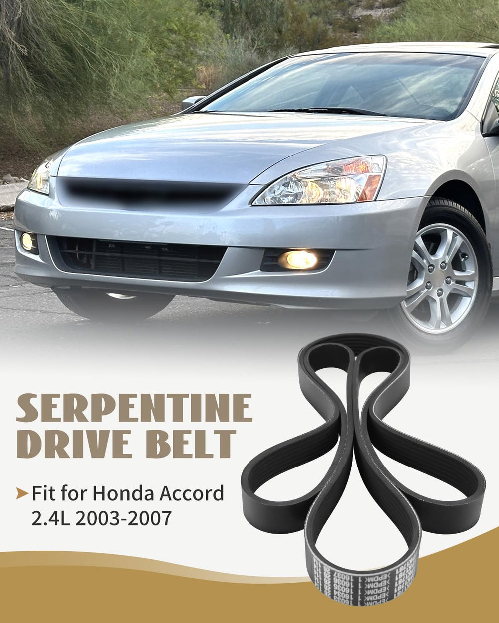YUANTUO belt closeup highlighting wear‑resistant rubber for durability