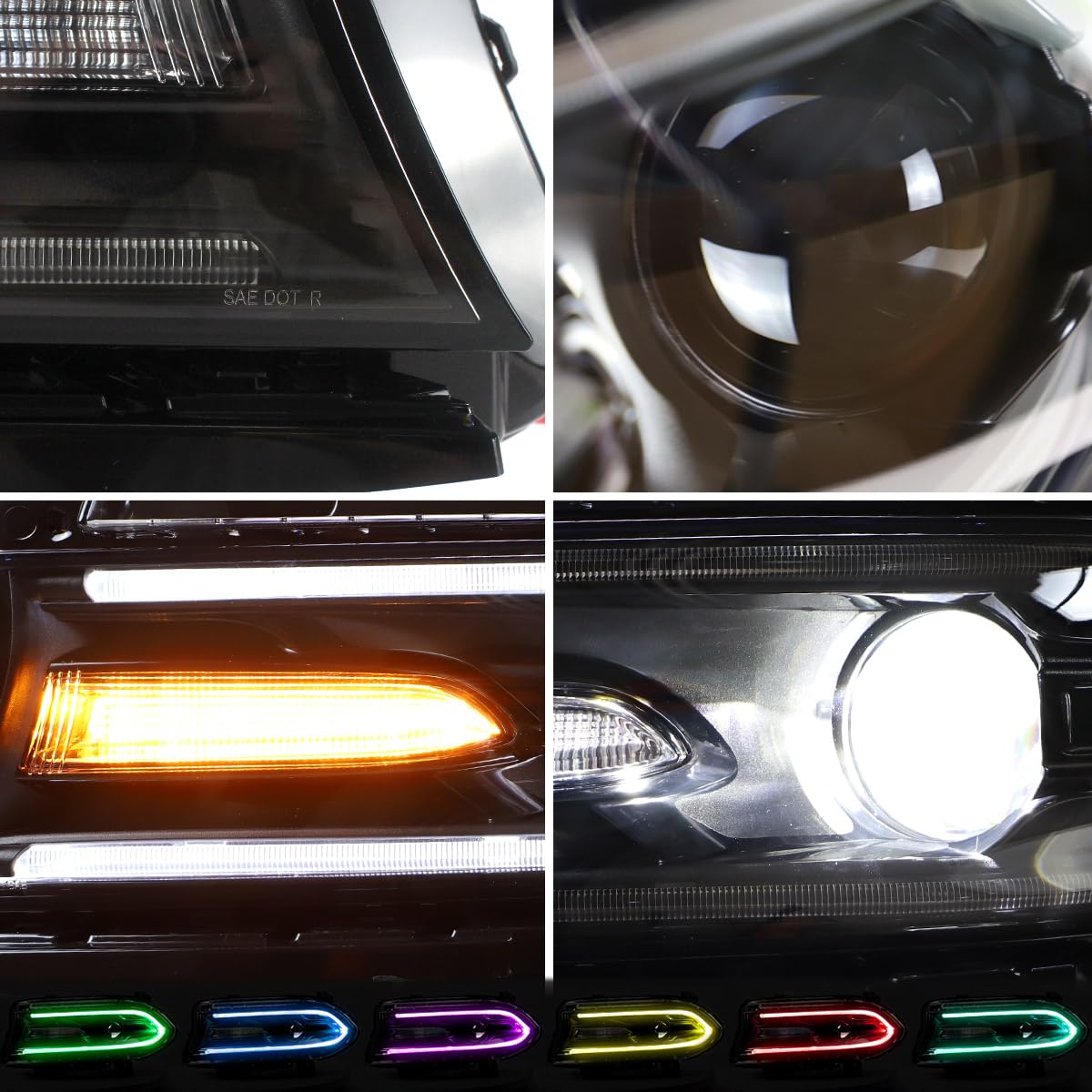 Exclusive HappyLighting color-change option enhances the Charger’s look