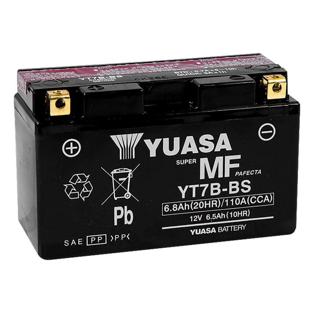 Yuasa YUAM62T7B activation process: fill electrolyte to enable a maintenance-friendly AGM battery