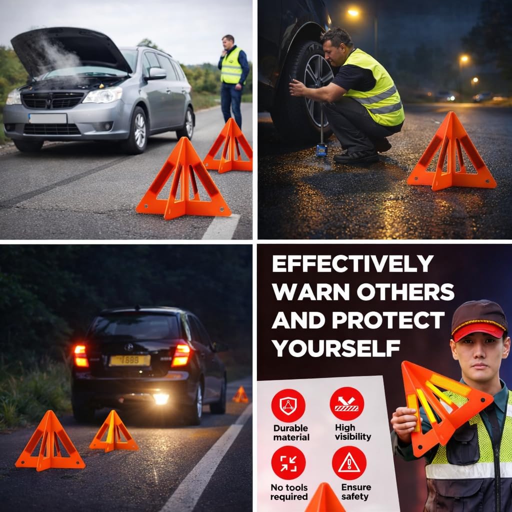 Yudaxsafe included reflective vest enhances outer-visibility during roadside work.
