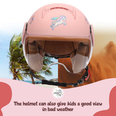 YUDJYQM 3/4 open face helmet with durable ABS shell for everyday safety.