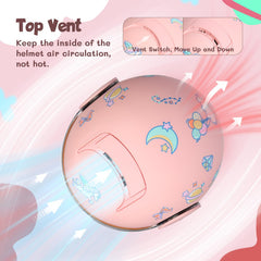 YUDJYQM kids-dot-approved helmet ensures standard-compliant protection for rides.