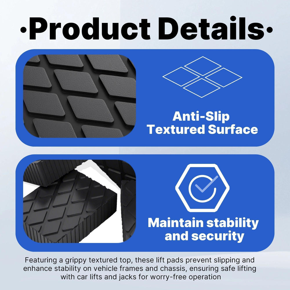 Yudylg lift block pad camper-stabilizer-use supports level setups on campers and trailers.