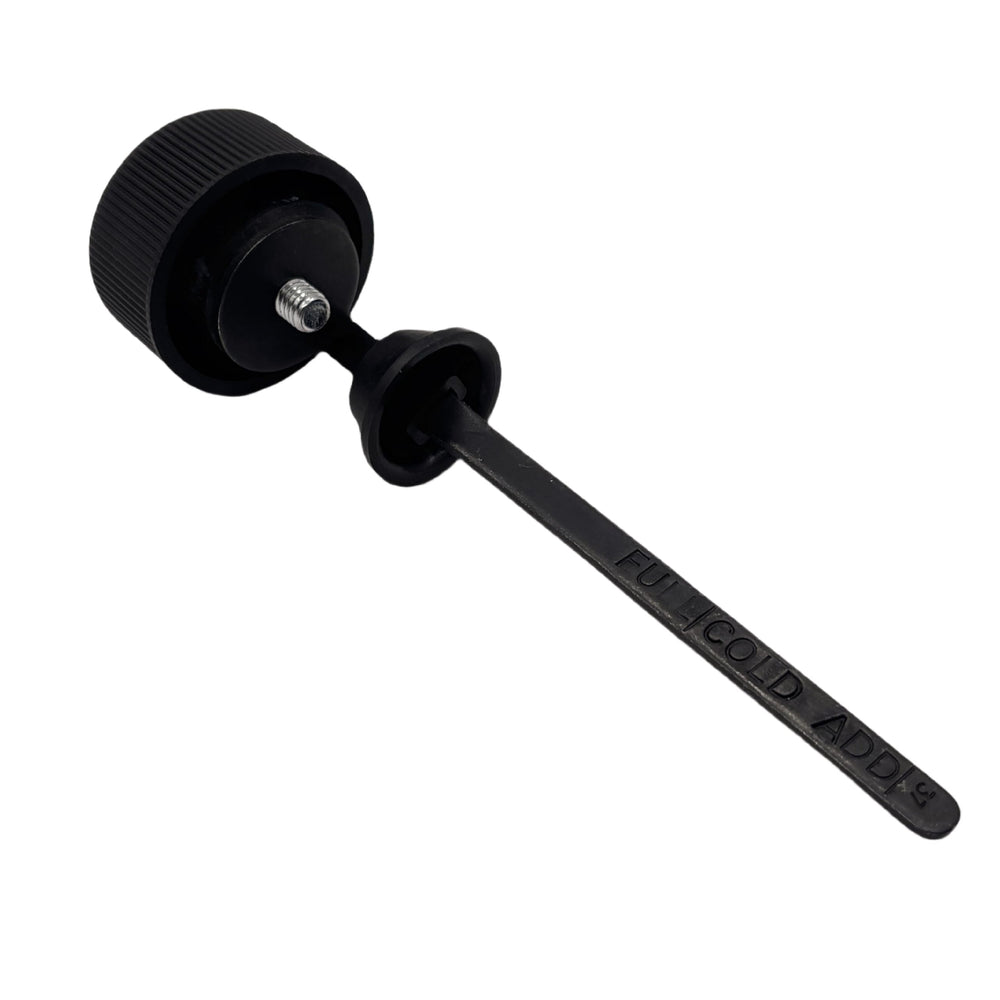 YUESHAN power steering cap dipstick installed in a truck for easy maintenance