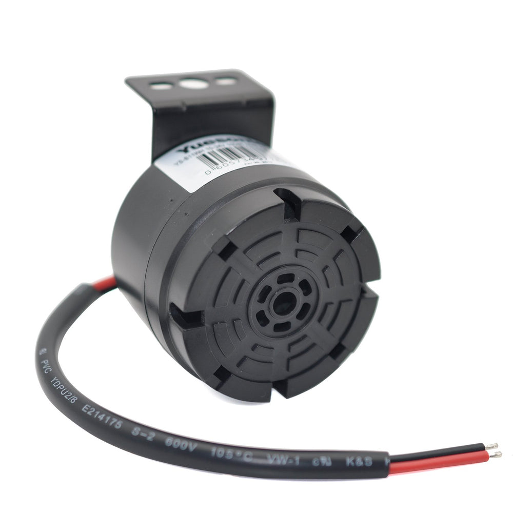 Yuesonic weatherproof alarm shown for extreme temperatures, reliability.