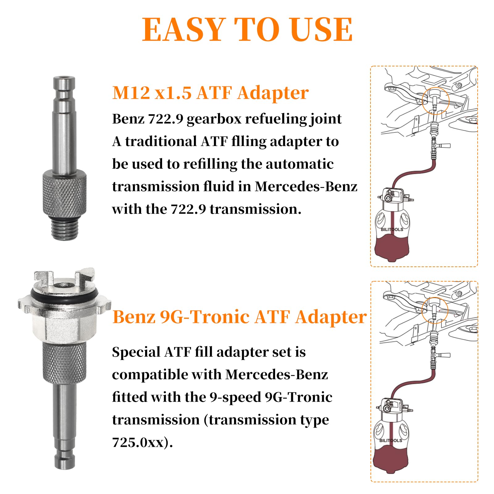 Yuesstloo 8mm hexagonal connector for secure attachment
