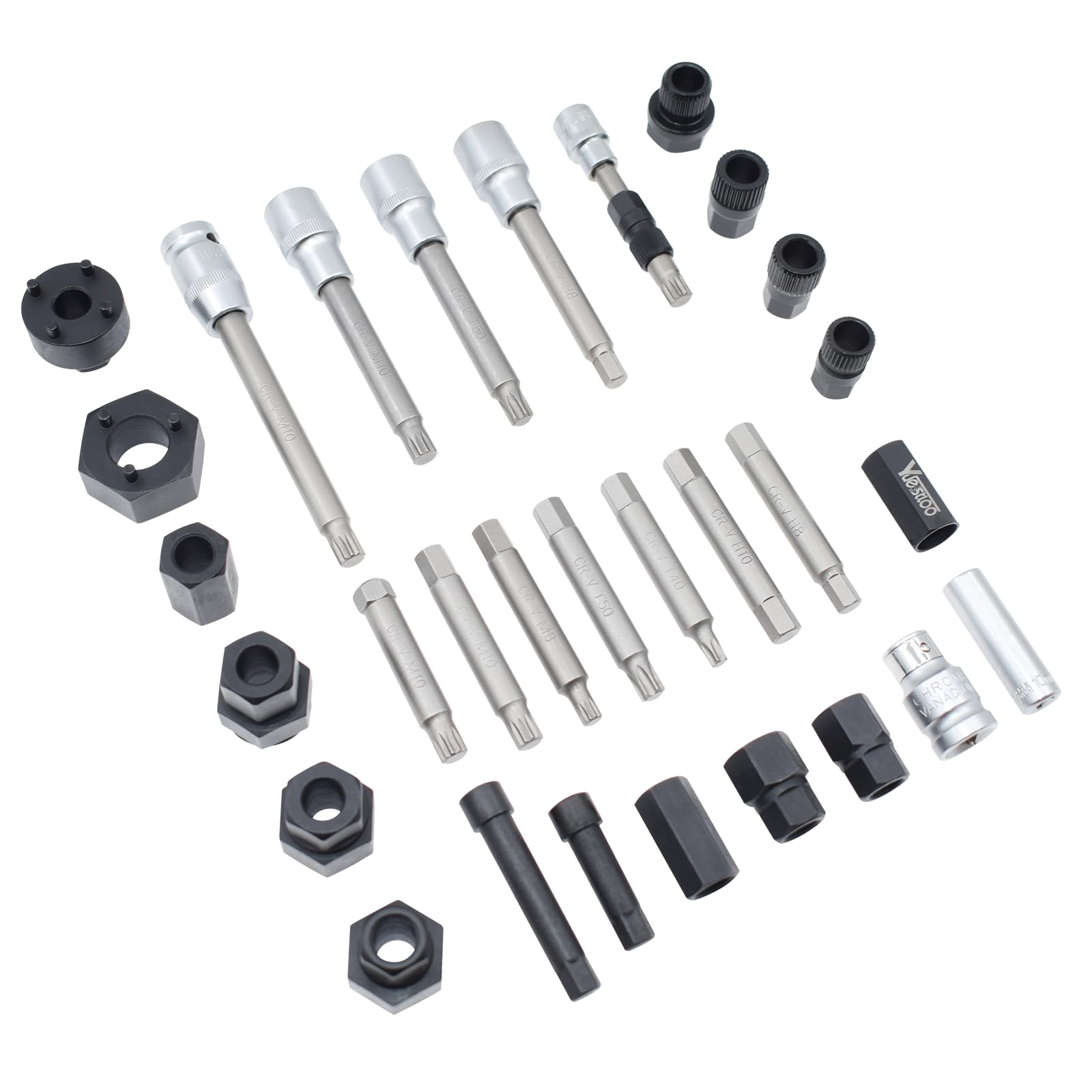 Yuesstloo Adapter-Spline-Set demonstrates broad compatibility with BMW, VW, and more.