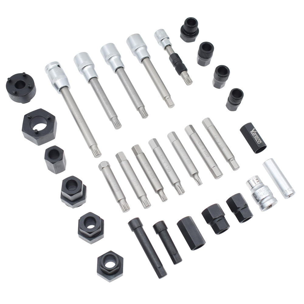 Yuesstloo Adapter-Spline-Set demonstrates broad compatibility with BMW, VW, and more.