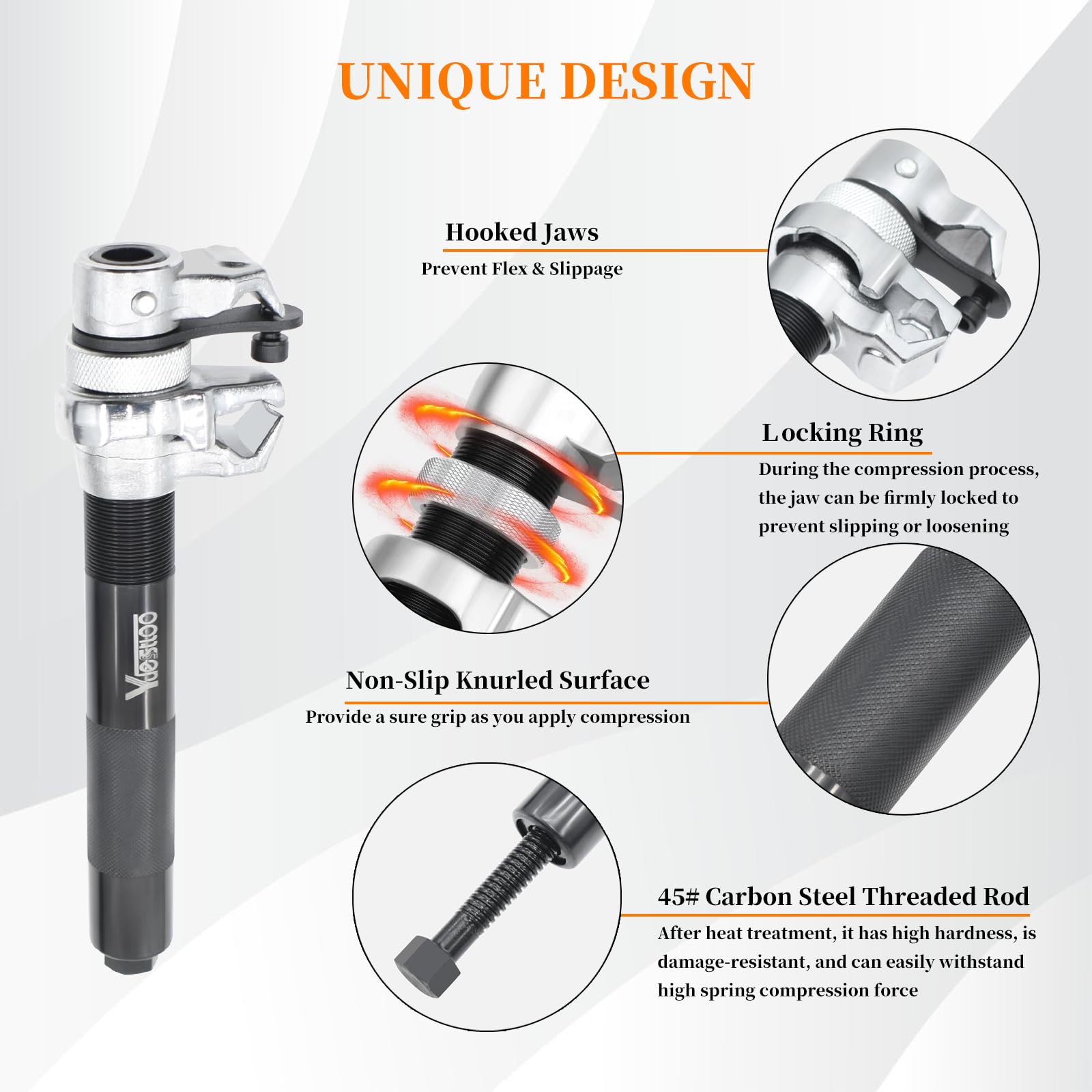 Balanced compression feature on Yuesstloo provides even force distribution