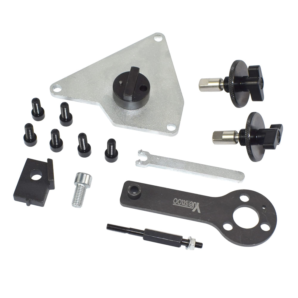 Yuesstloo cam and crank lock pins set for precise engine timing.