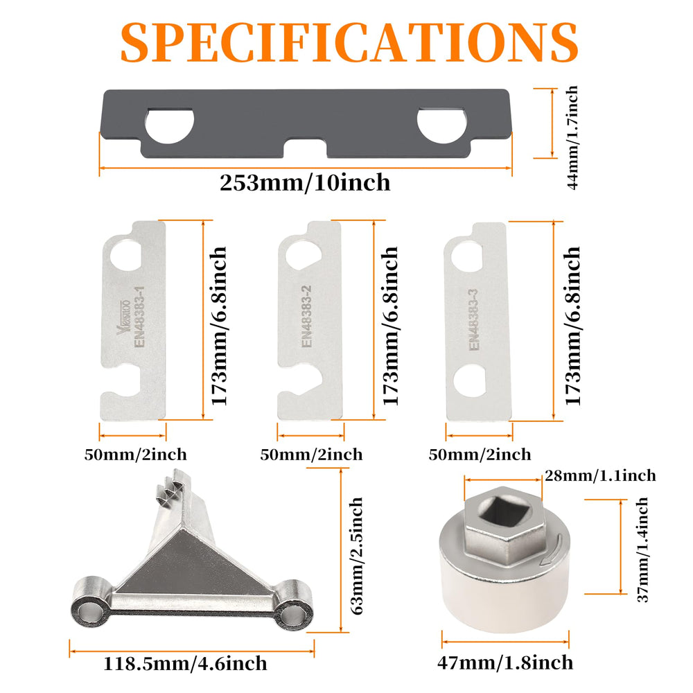 Yuesstloo camshaft alignment plates prevent rotation during setup