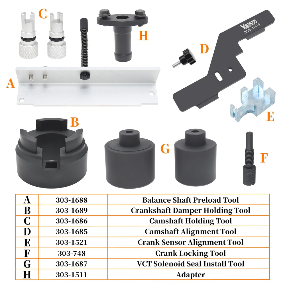 Yuesstloo camshaft holding tool stabilizes the cam during service