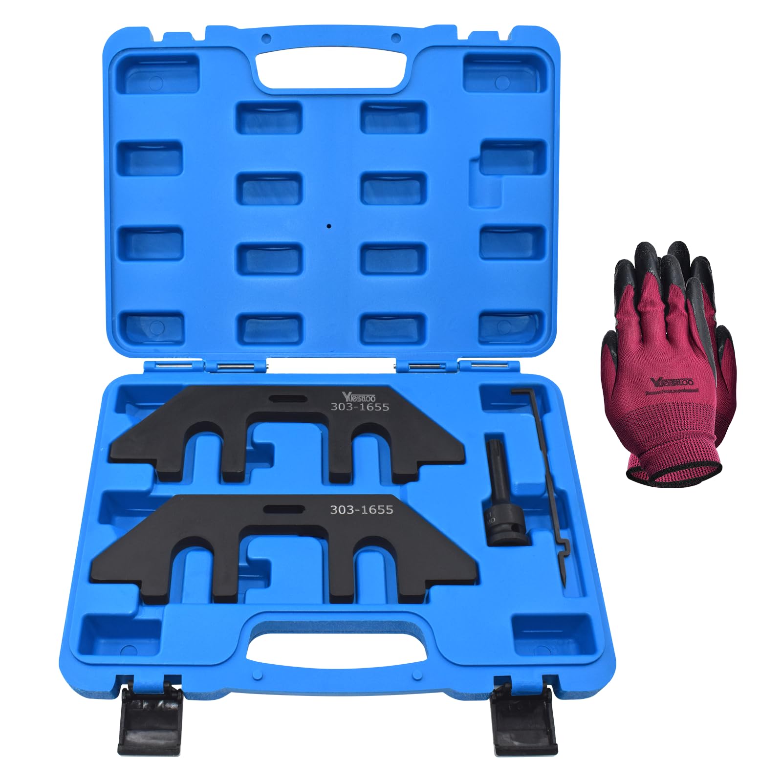 Yuesstloo camshaft holding tools set for precise timing alignment.