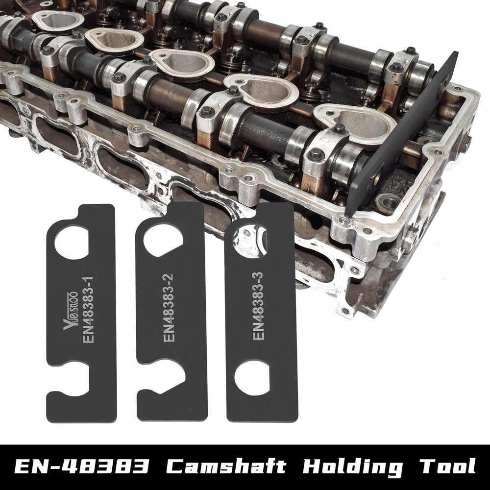 Yuesstloo camshaft tool right cam lock stabilizes the opposite cam during adjustment.
