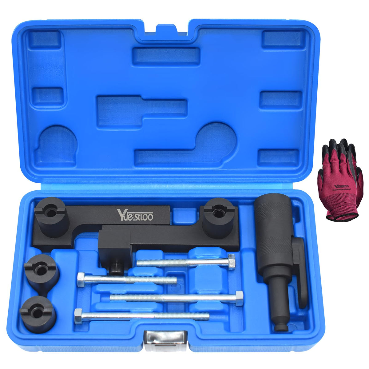 Yuesstloo case and gloves for Volvo timing work