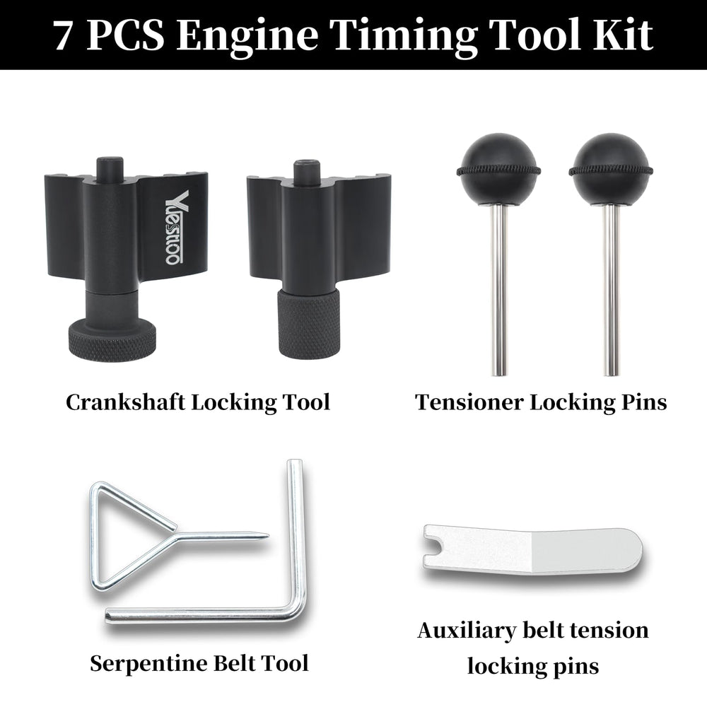 Yuesstloo crankshaft locking tool with oval wheel aiding stable setup