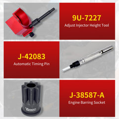 Yuesstloo engine barring socket J-38587-A for controlled engine rotation
