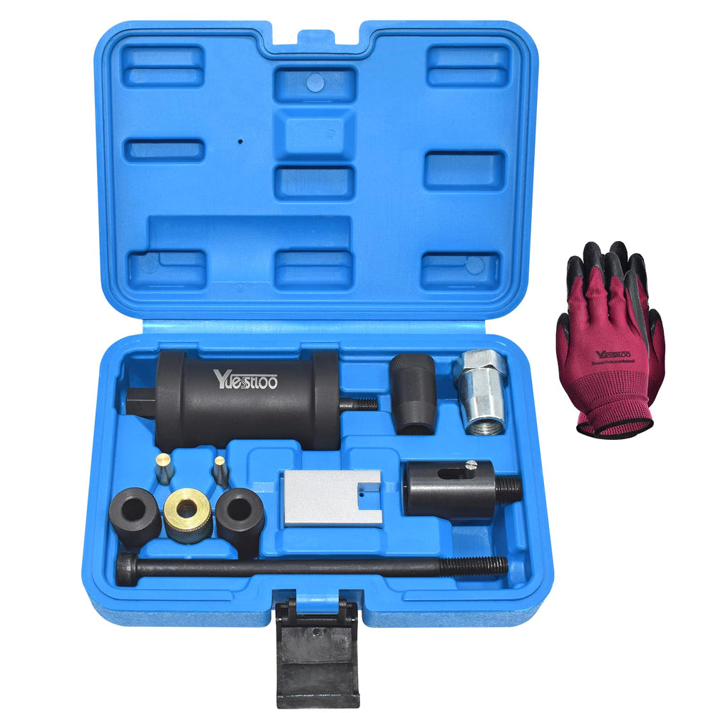 Yuesstloo extended slide hammer for effortless injector removal in BMW engines.