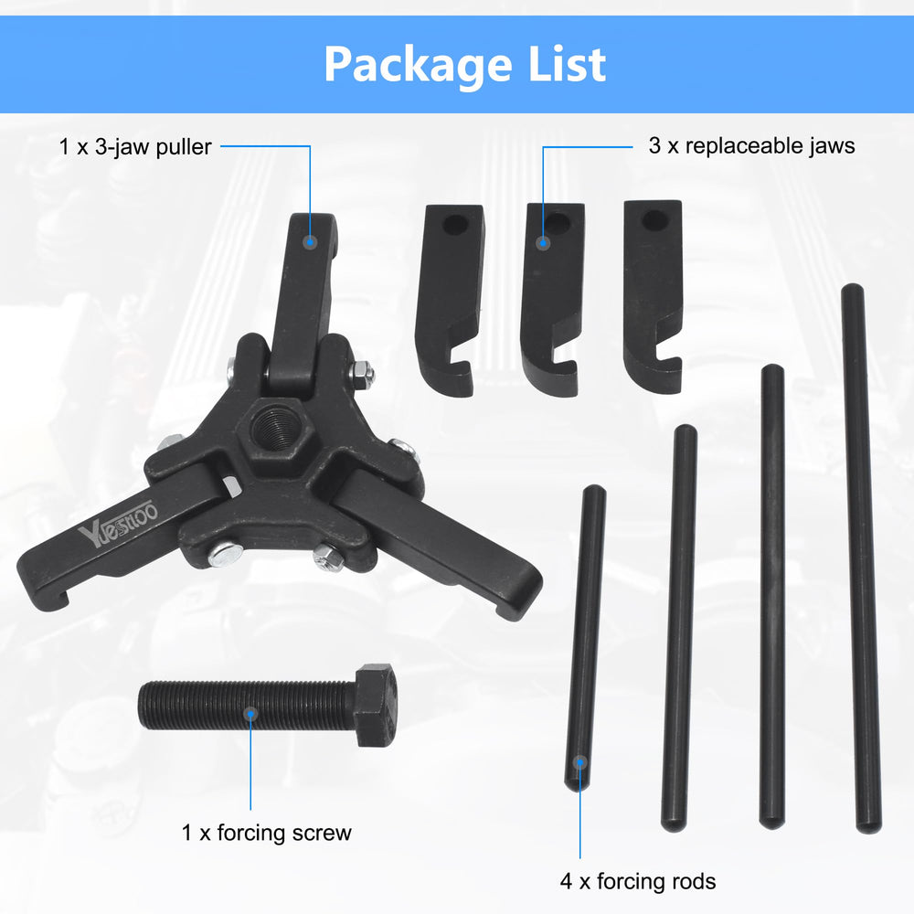 Yuesstloo forcing rods set shows versatile alignment options for varied models.