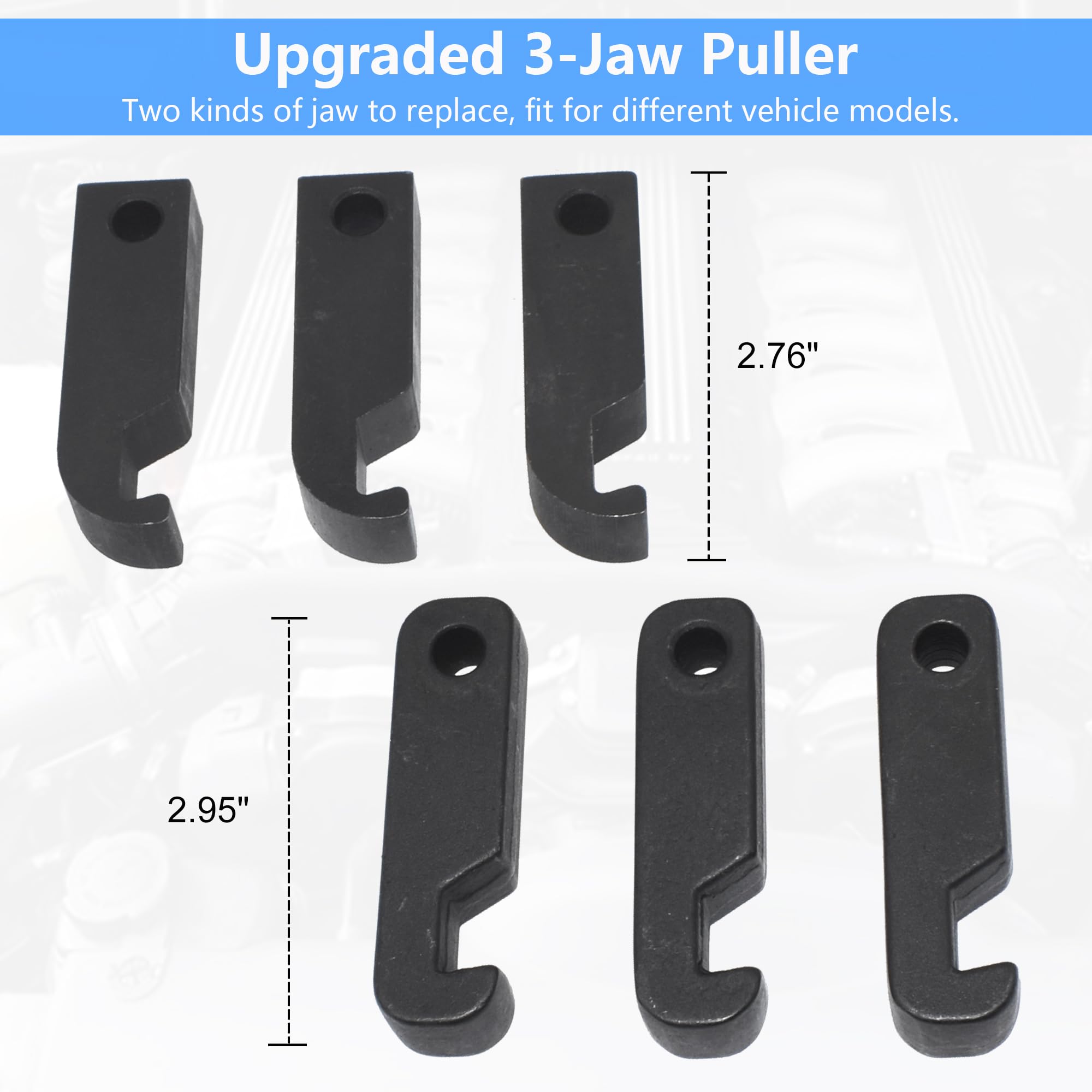 Yuesstloo forcing screw detail emphasizes precise control during damper removal.