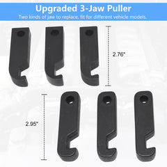 Yuesstloo forcing screw detail emphasizes precise control during damper removal.
