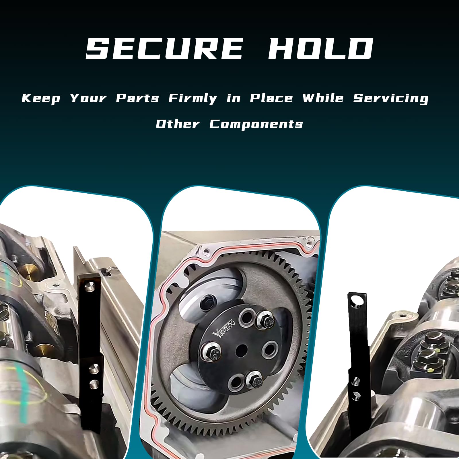 Yuesstloo heavy duty steel construction for durable timing tool performance.