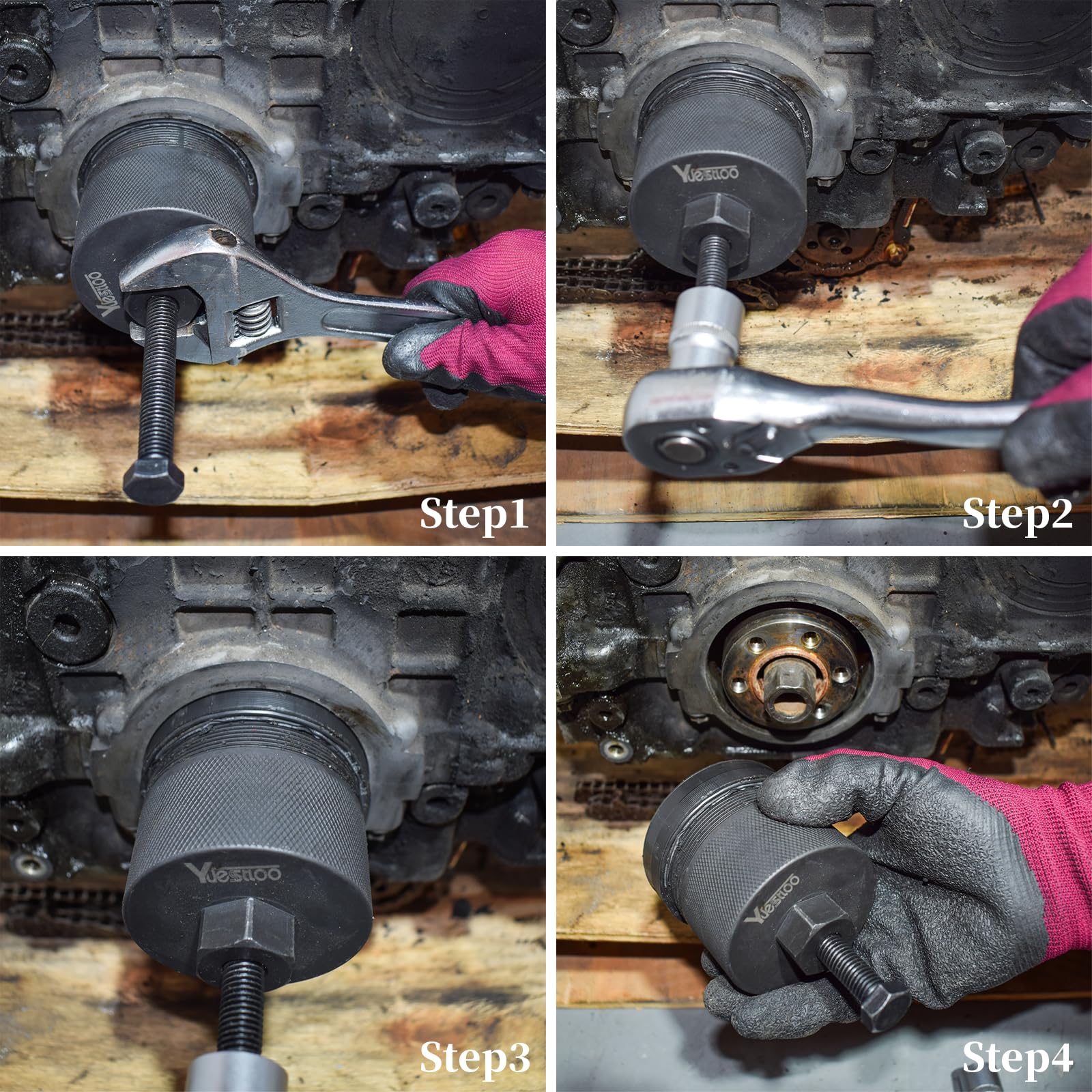 Yuesstloo high-hardness metal parts resist wear during seal service.