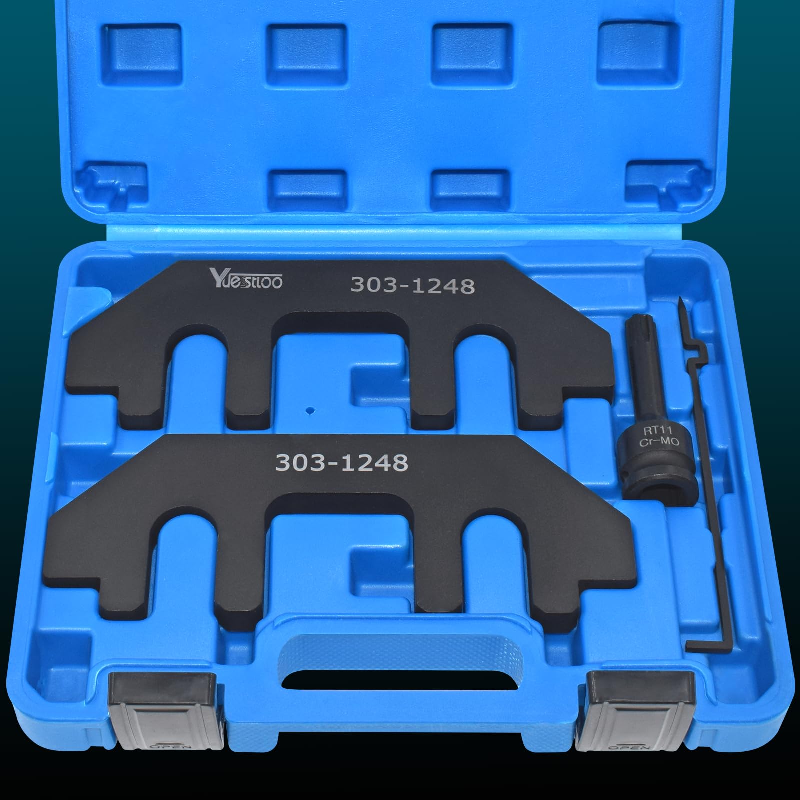 Yuesstloo kit application for Ford 3.5L/3.7L timing tasks.