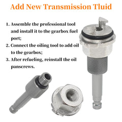 Yuesstloo drain-fill action demonstrating efficient oil removal and refill.