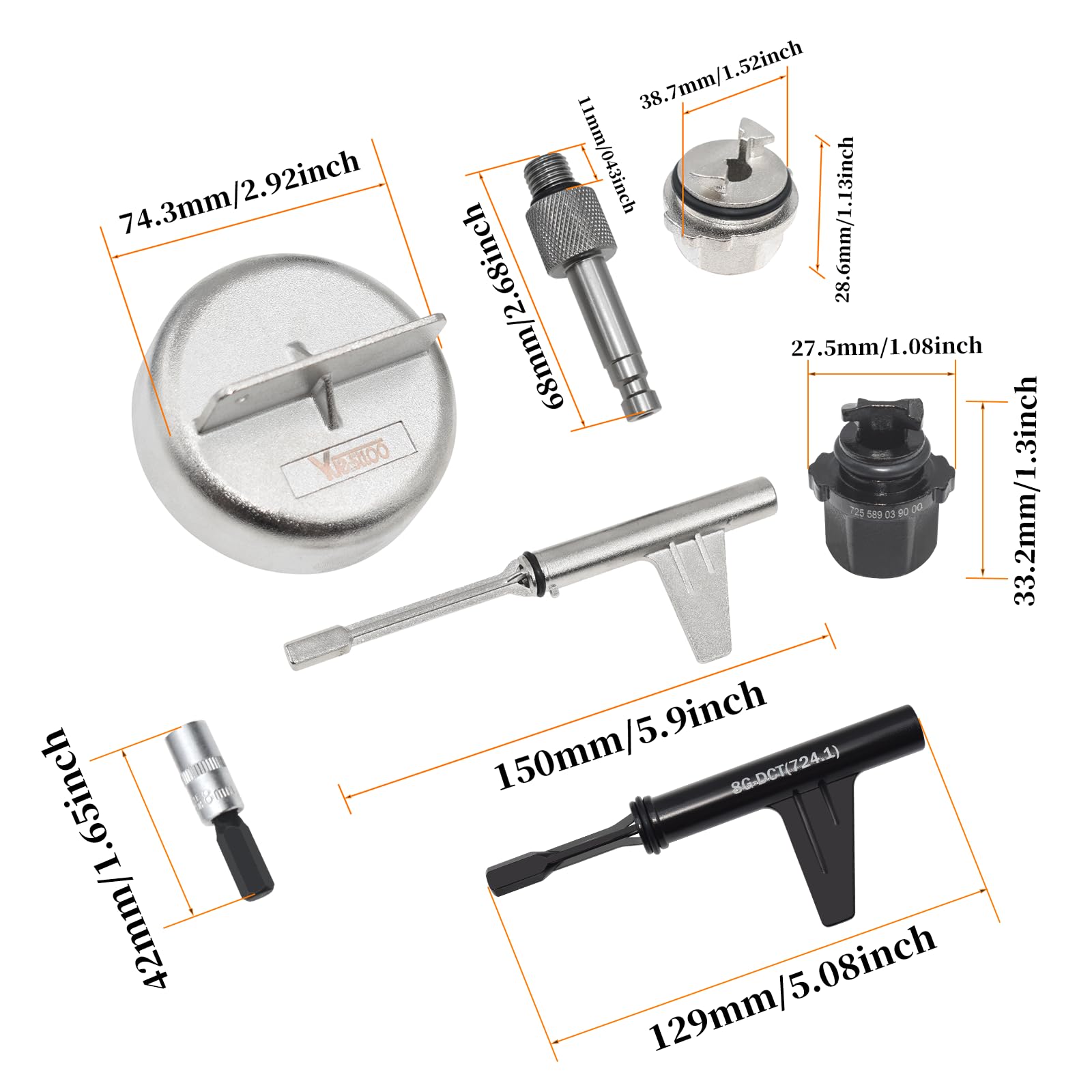 Yuesstloo oil filler joint ensures leak-free connection during changes